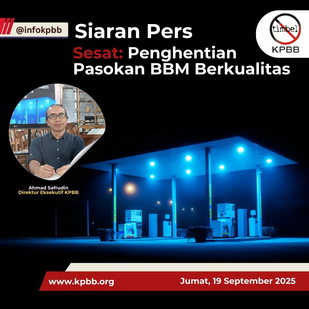 Sesat: Penghentian Pasokan BBM Berkualitas