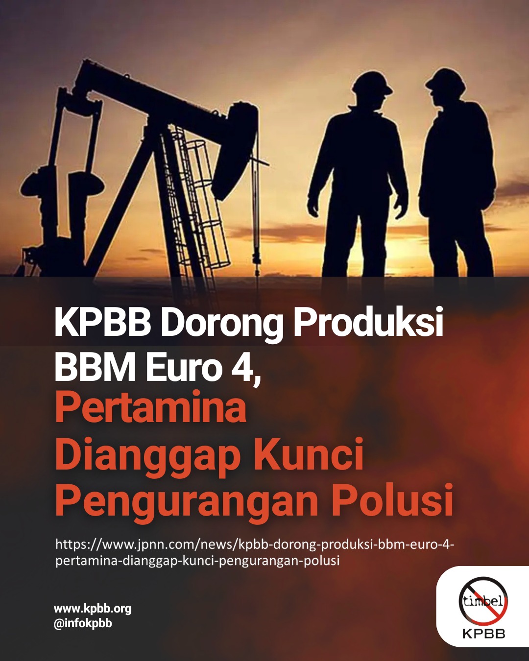 KPBB Dorong Produksi BBM Euro 4, Pertamina Dianggap Kunci Pengurangan Polusi