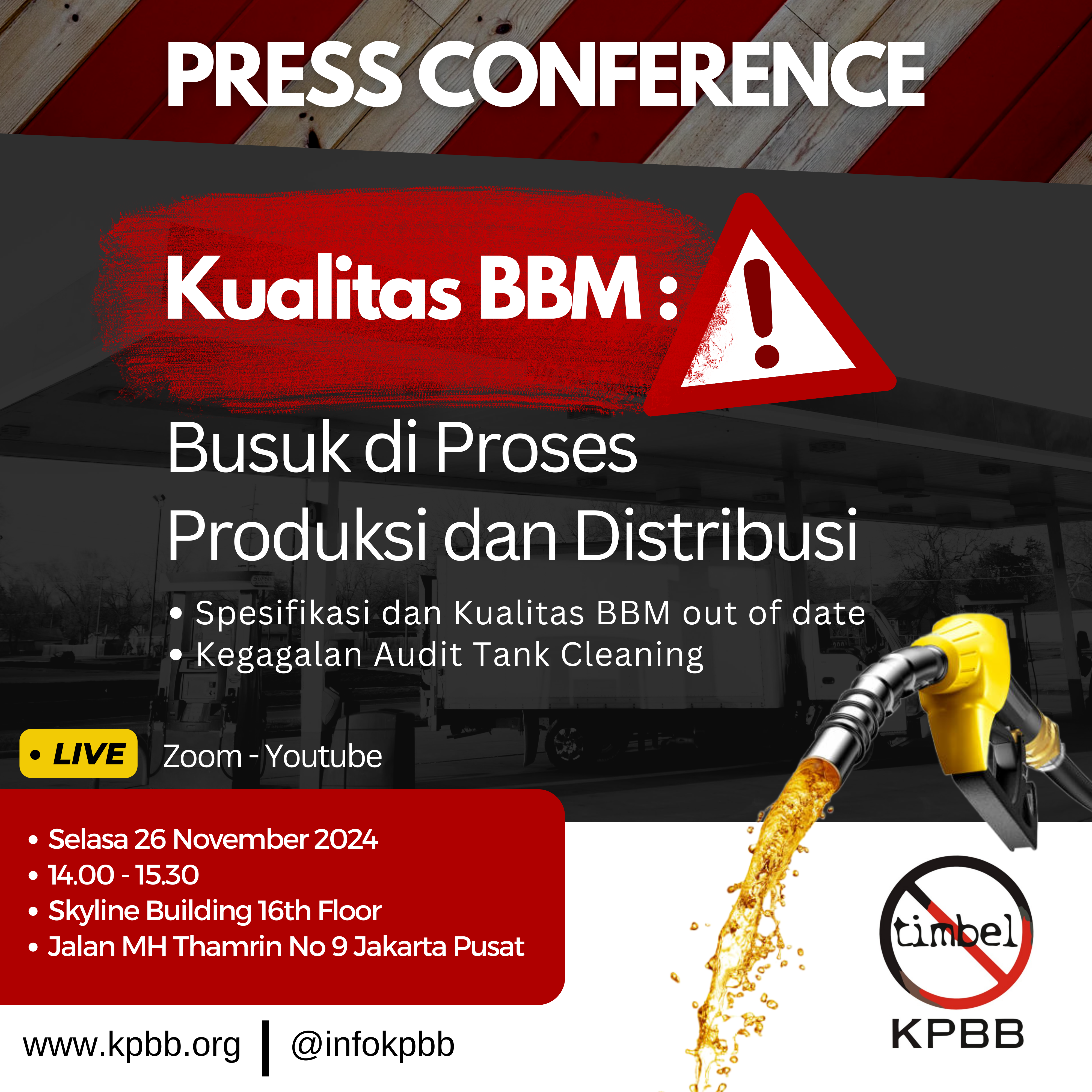 PRESS CONFERENCE (Kualitas BBM)